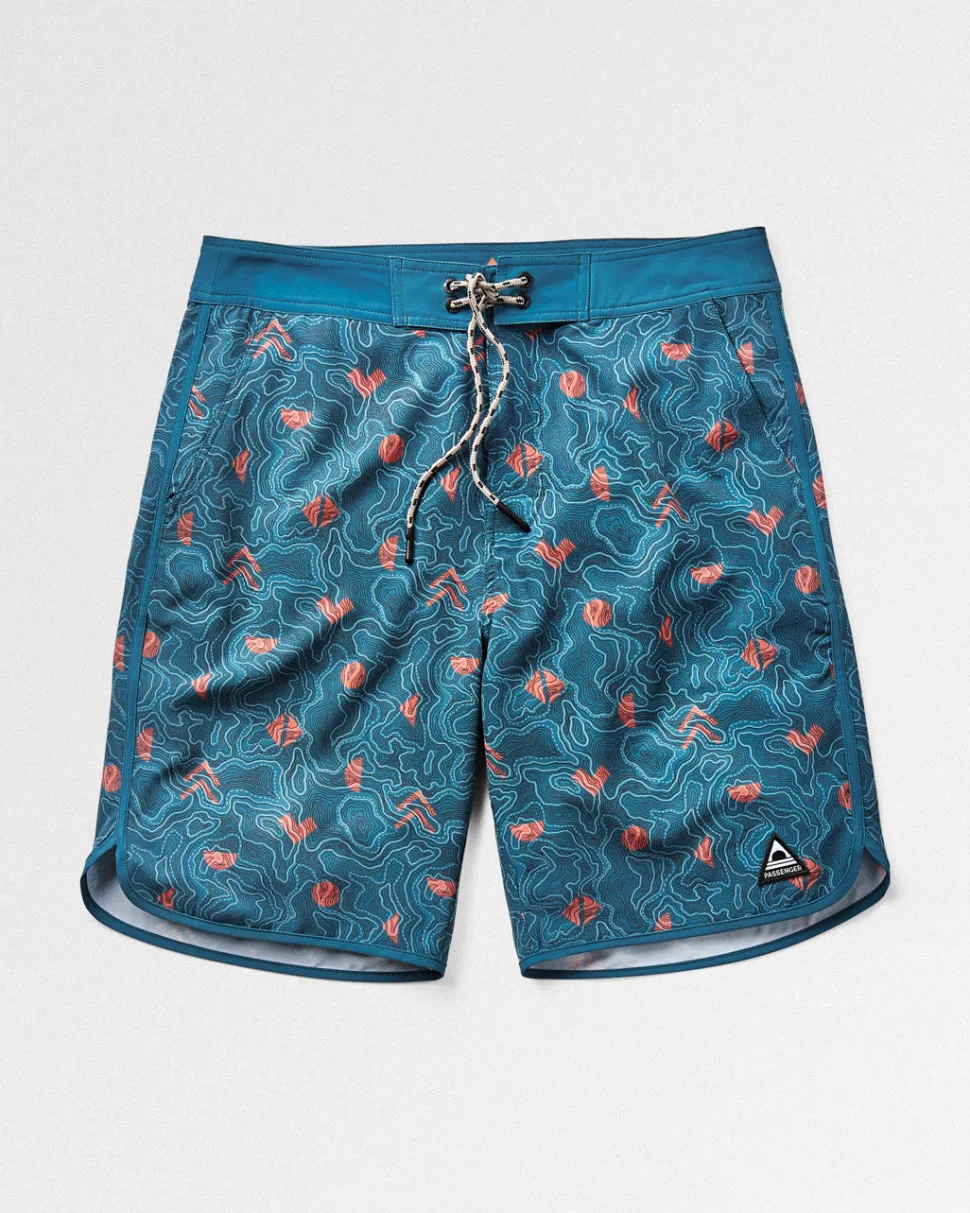 Flash Sale Floris van Bommel Breaks Recycled Boardshort Mediterranean Map