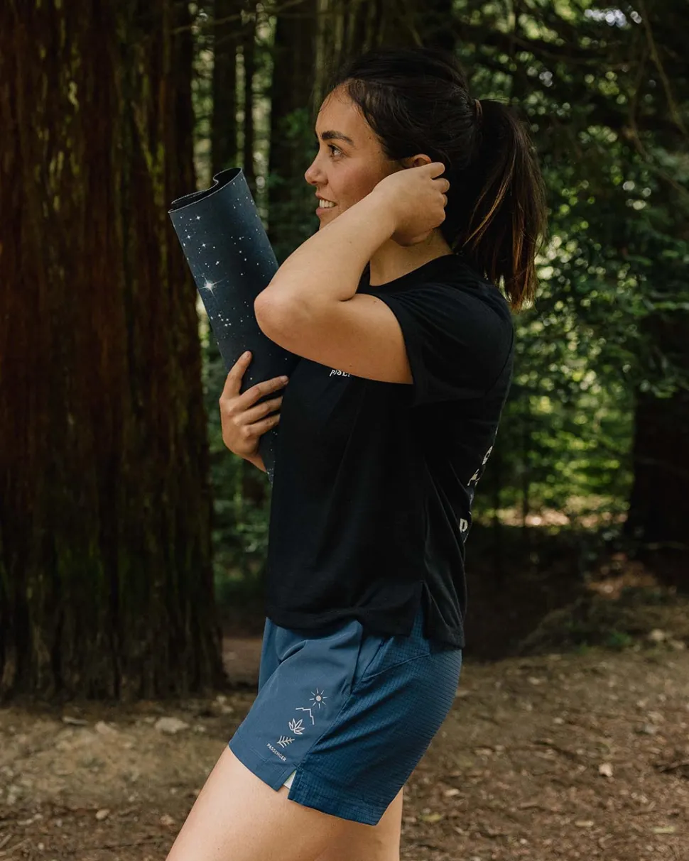 Sale Passenger Byway Active Recycled Short Dark Denim