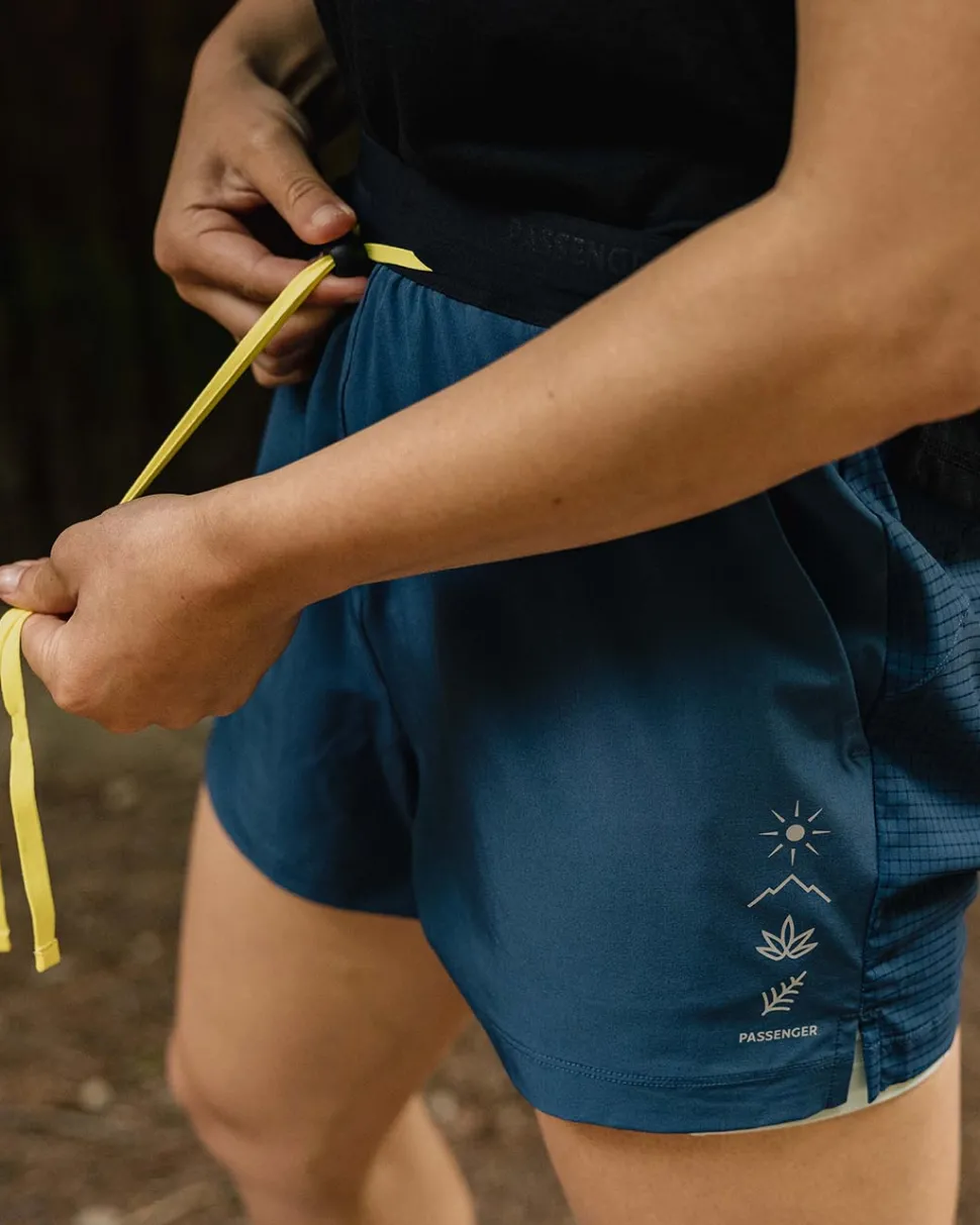 Sale Passenger Byway Active Recycled Short Dark Denim