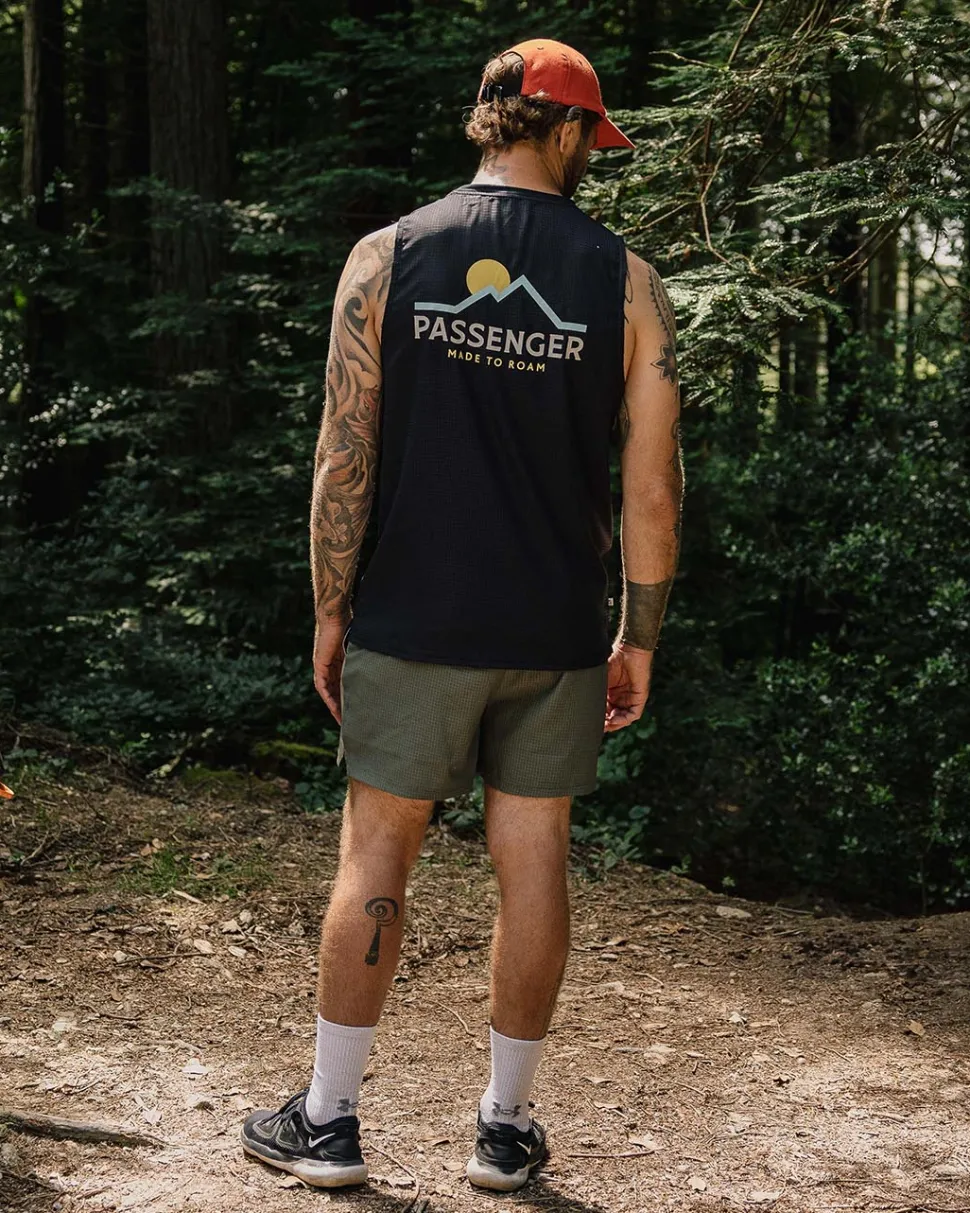 Cheap Passenger Calling Active Recycled Vest Black