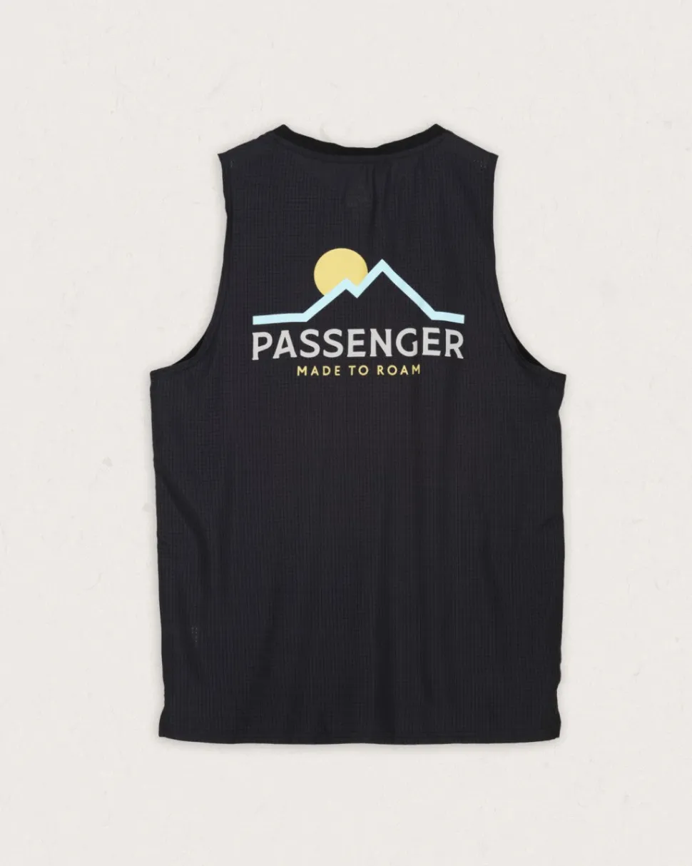 Cheap Passenger Calling Active Recycled Vest Black
