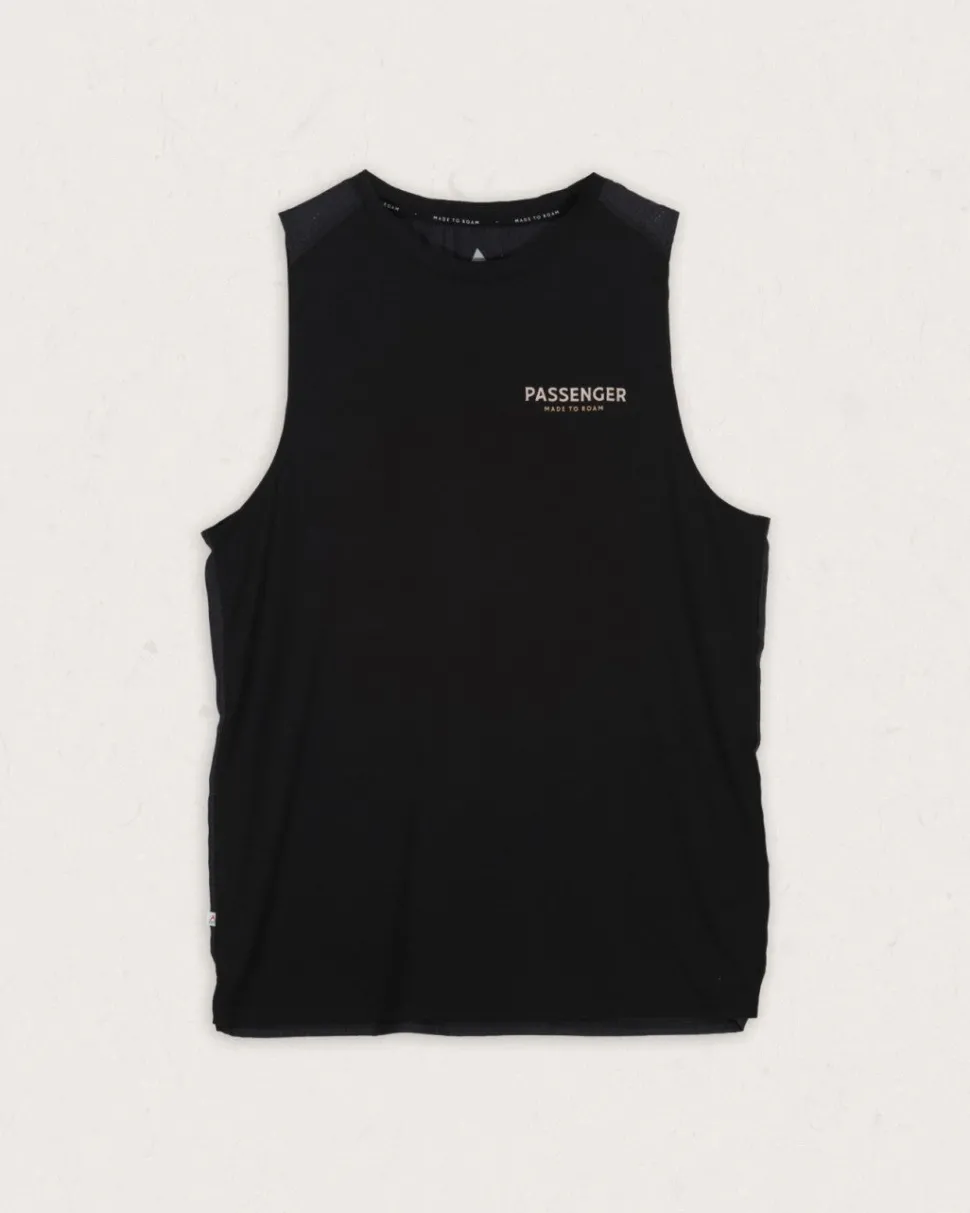 Cheap Passenger Calling Active Recycled Vest Black