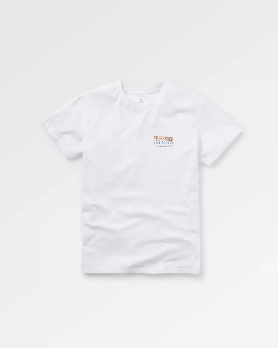 Hot Passenger Canelazo Recycled Cotton T-Shirt White
