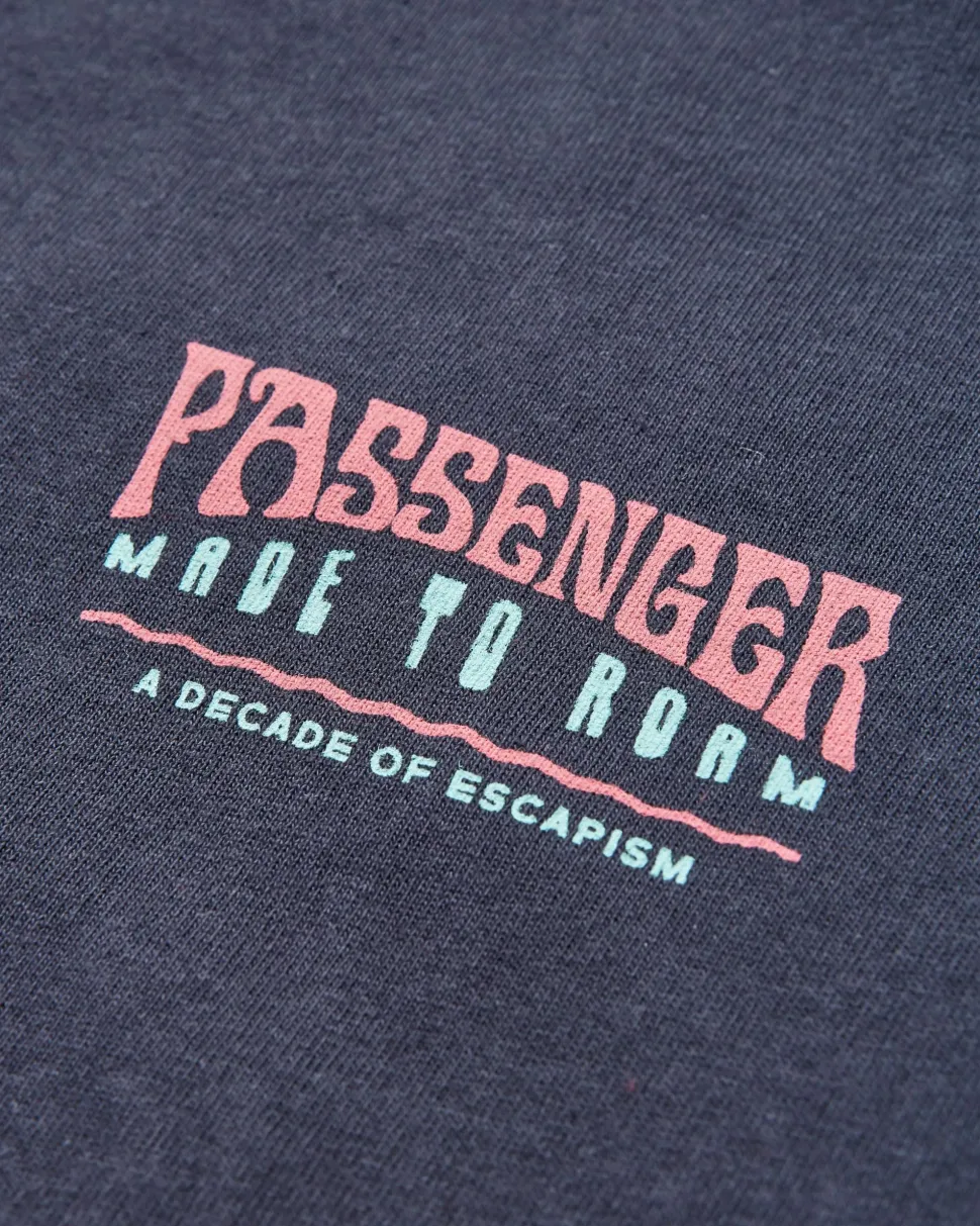 Fashion Passenger Canelazo Recycled Cotton T-Shirt Black