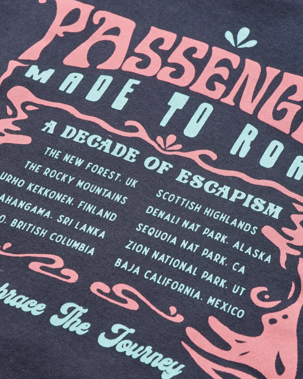 Fashion Passenger Canelazo Recycled Cotton T-Shirt Black