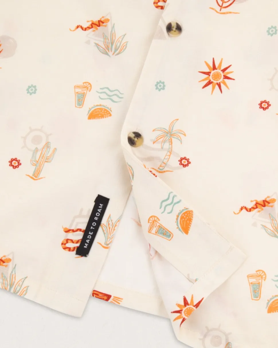 Online Passenger Cove Organic Cotton Short Sleeve Shirt Taco Time Birch