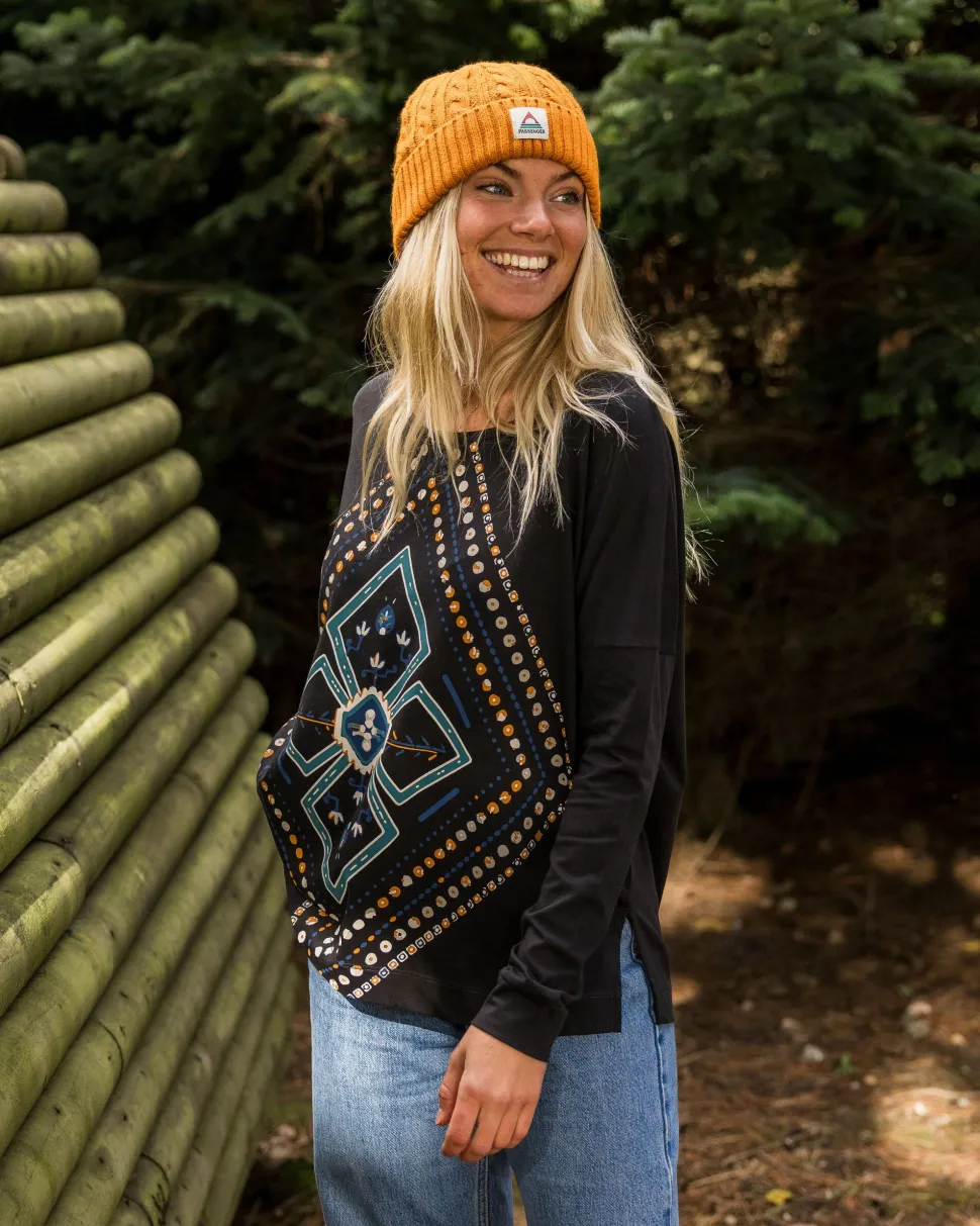 Shop Passenger Craft Organic Cotton LS T-Shirt Black