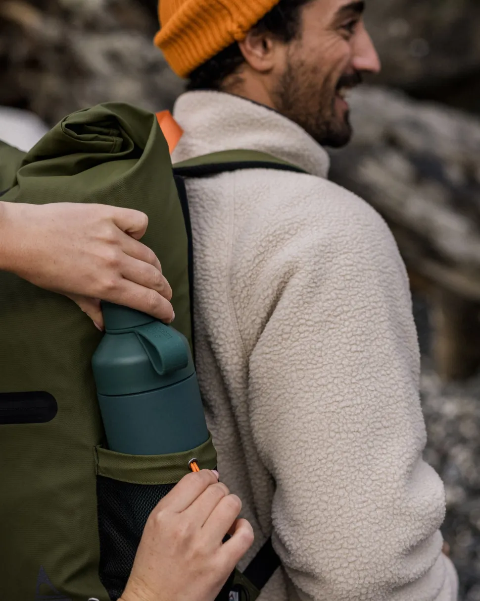 Clearance Passenger Crossing Roll Top Backpack True Black/ Khaki