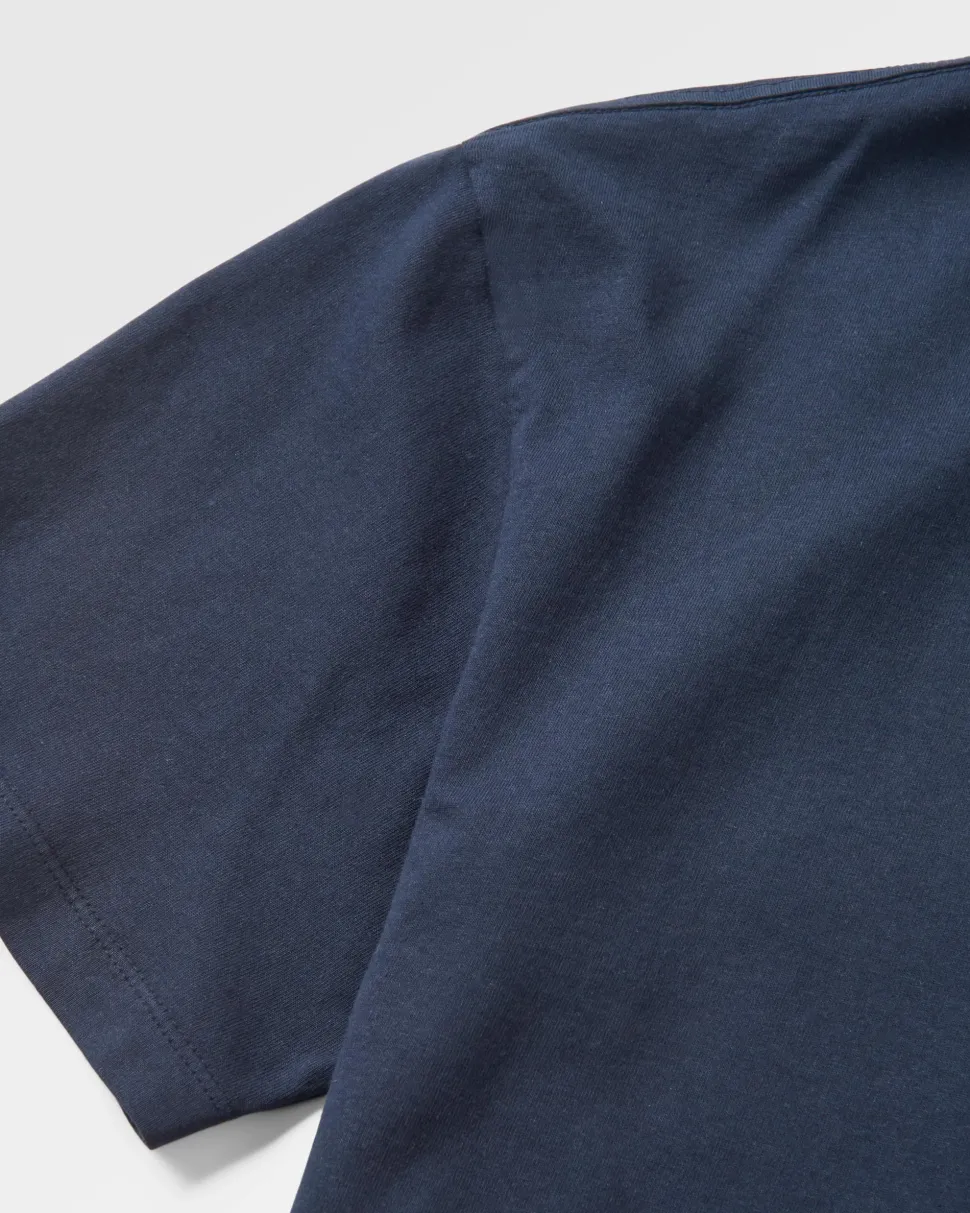Cheap Passenger Distance Recycled Relaxed Fit T-Shirt Deep Navy