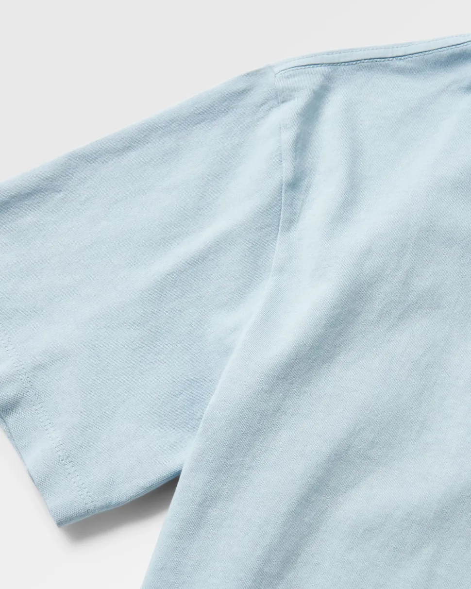 Online Passenger Distance Recycled Relaxed Fit T-Shirt Blue Fog