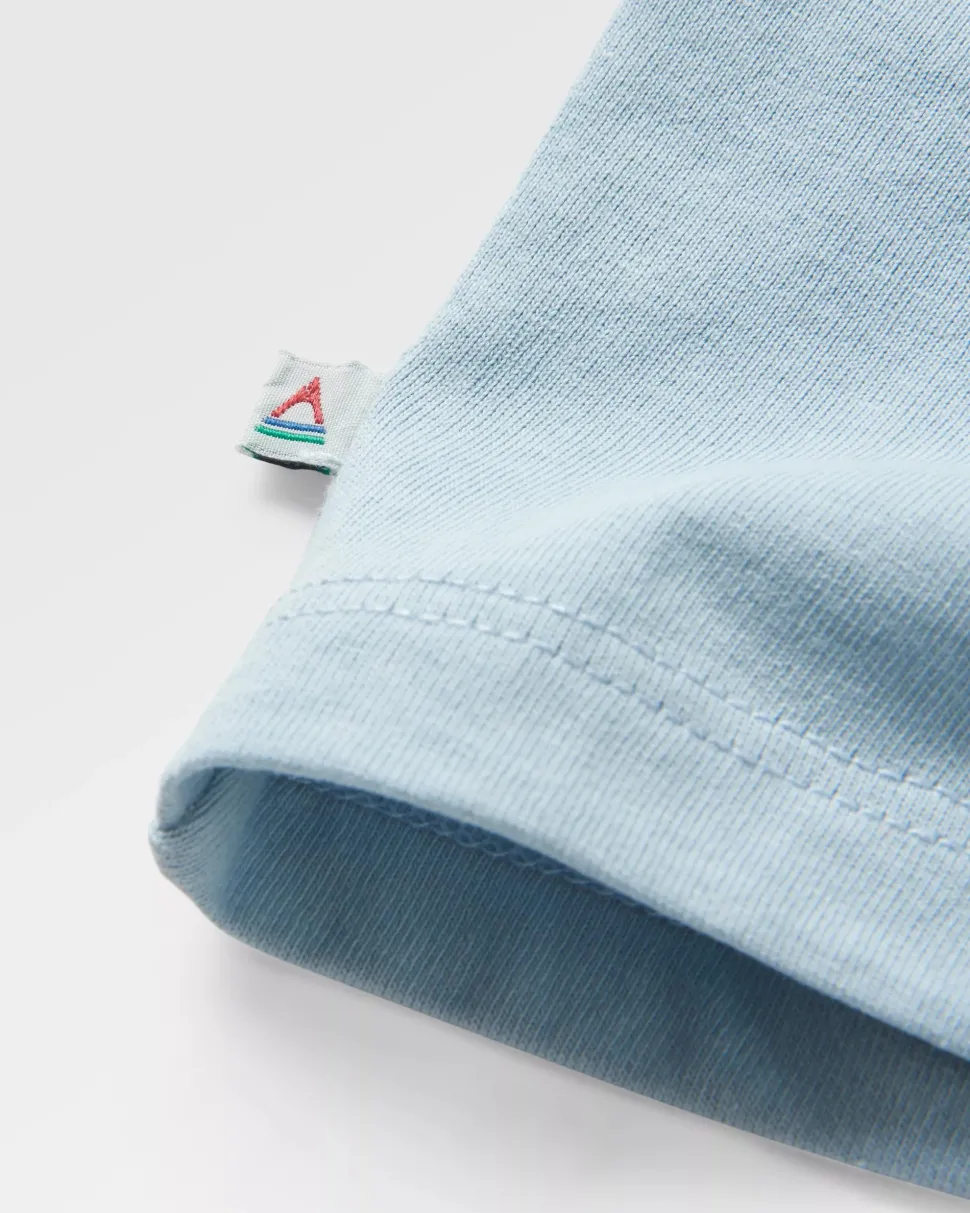 Online Passenger Distance Recycled Relaxed Fit T-Shirt Blue Fog