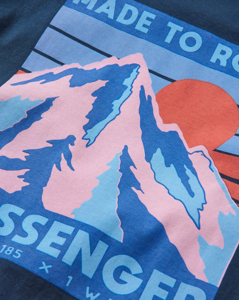 Best Sale Passenger Distance Recycled Relaxed Fit LS T-Shirt Deep Navy