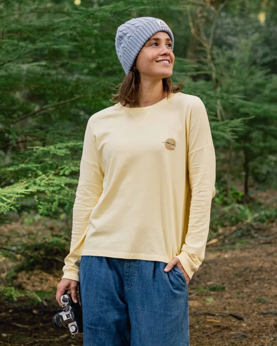 New Passenger Dreamer Recycled Cotton Ls T-Shirt Golden Haze