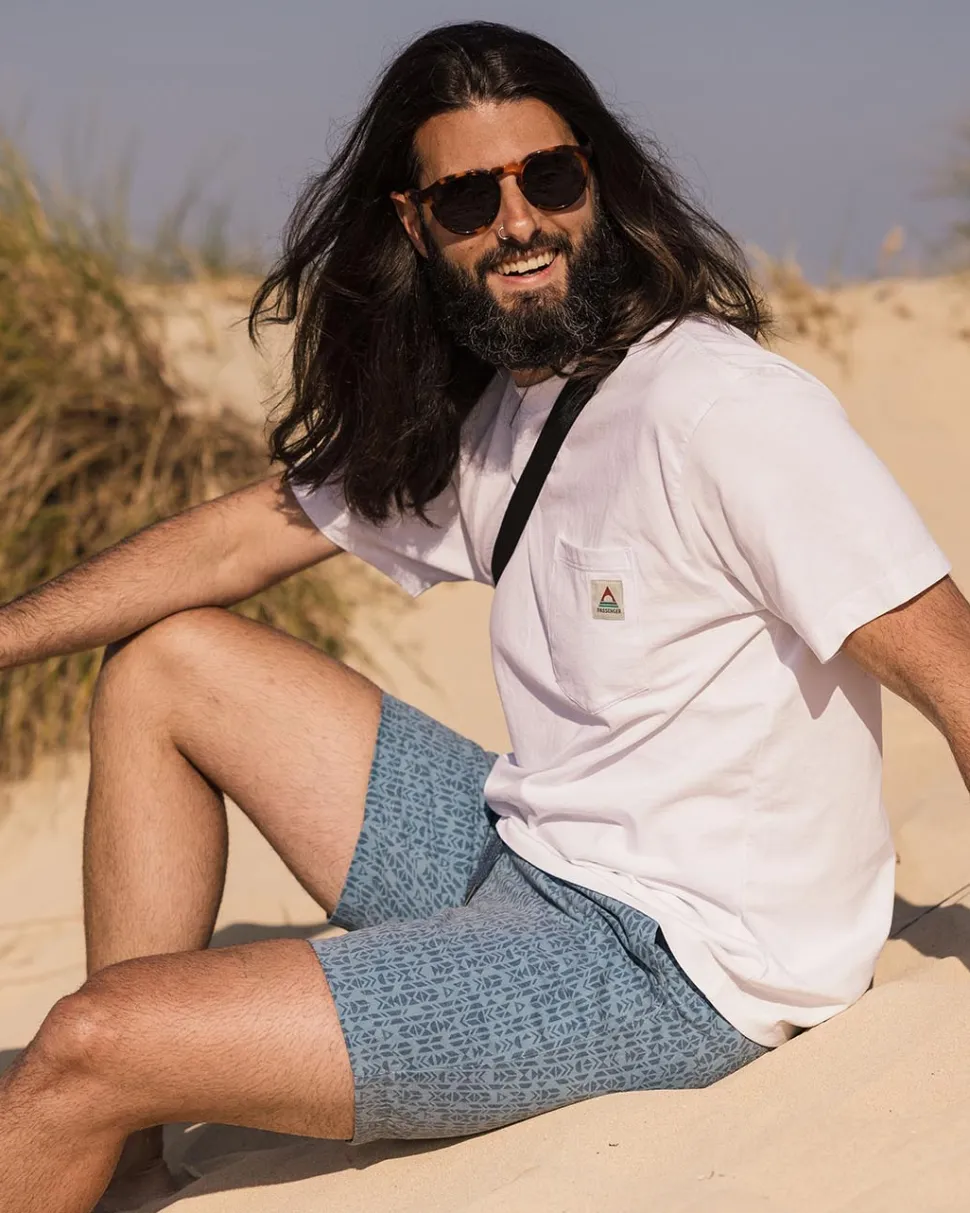 Store Floris van Bommel Drifter Walk Short Blue Mini Geo