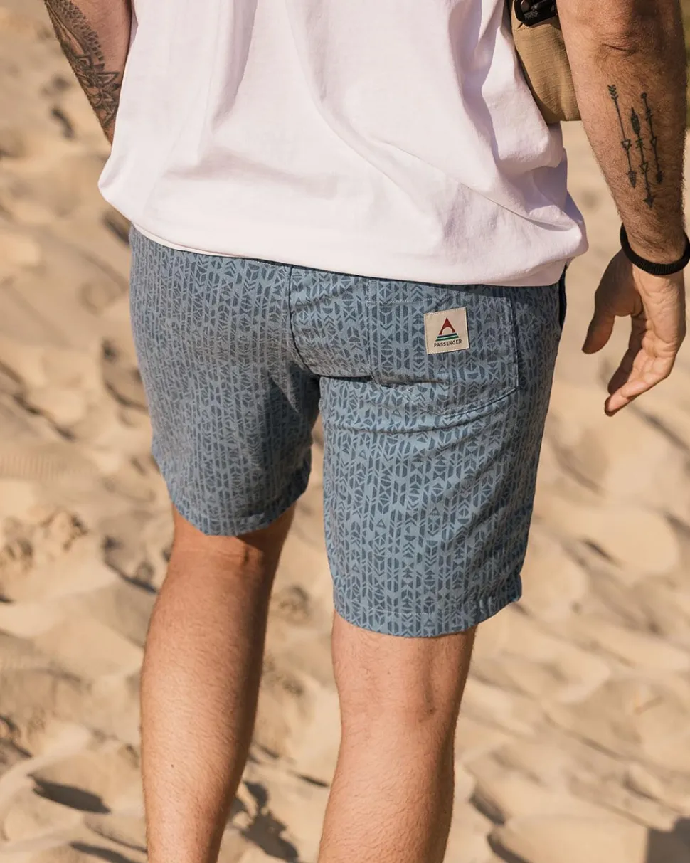 Store Floris van Bommel Drifter Walk Short Blue Mini Geo