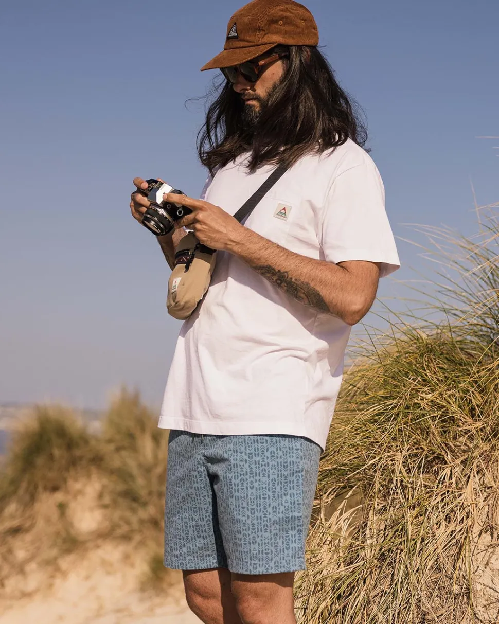 Store Floris van Bommel Drifter Walk Short Blue Mini Geo