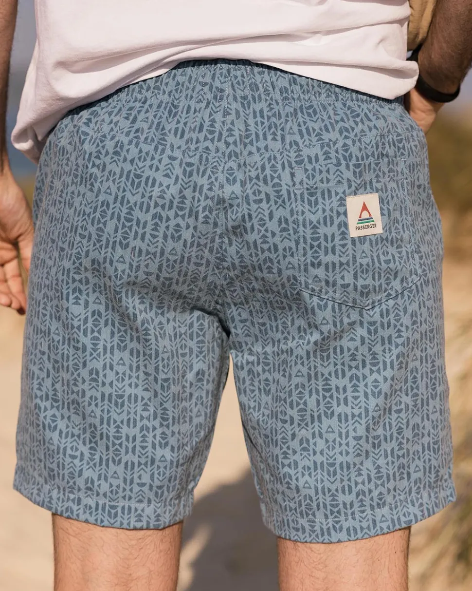 Store Floris van Bommel Drifter Walk Short Blue Mini Geo