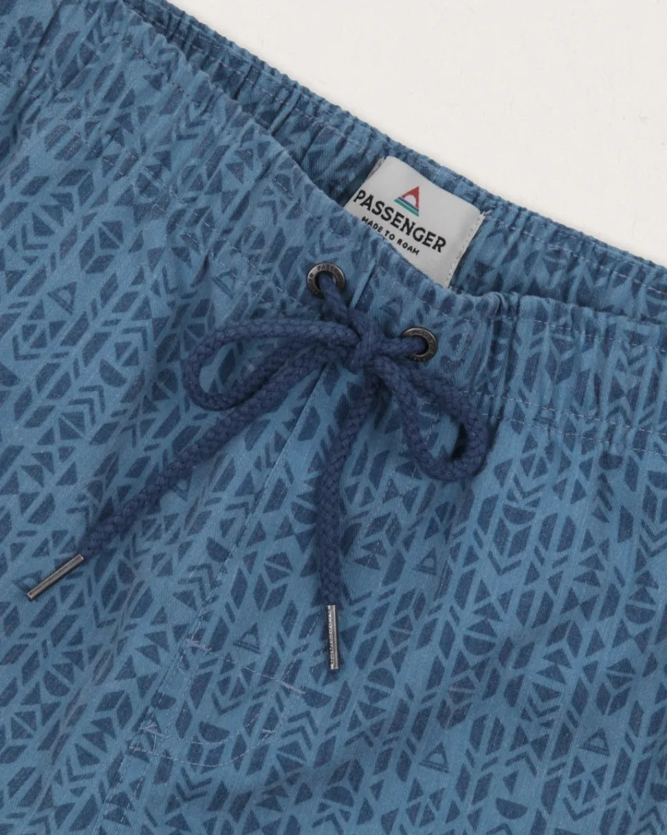 Store Floris van Bommel Drifter Walk Short Blue Mini Geo