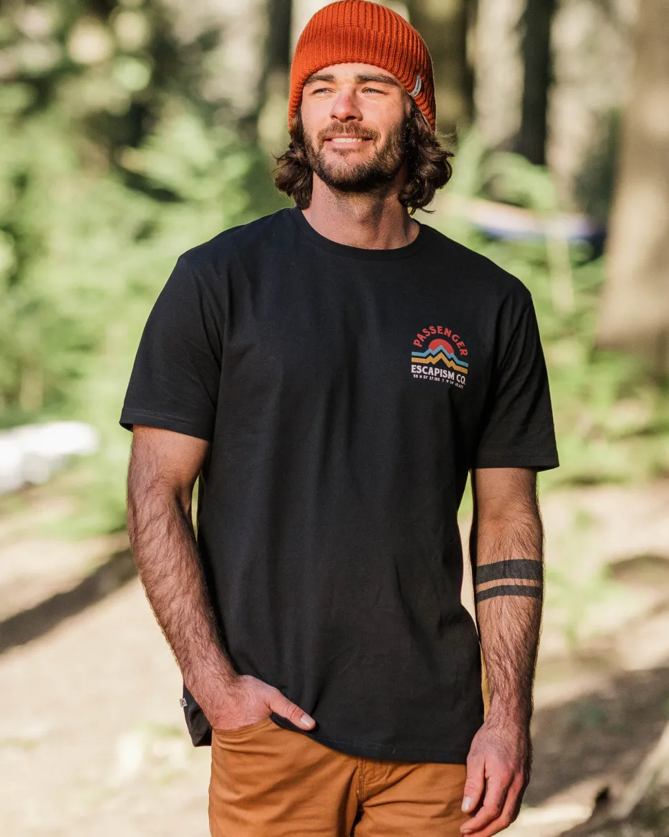 New Passenger Dumont Organic Relaxed Fit T-Shirt Black