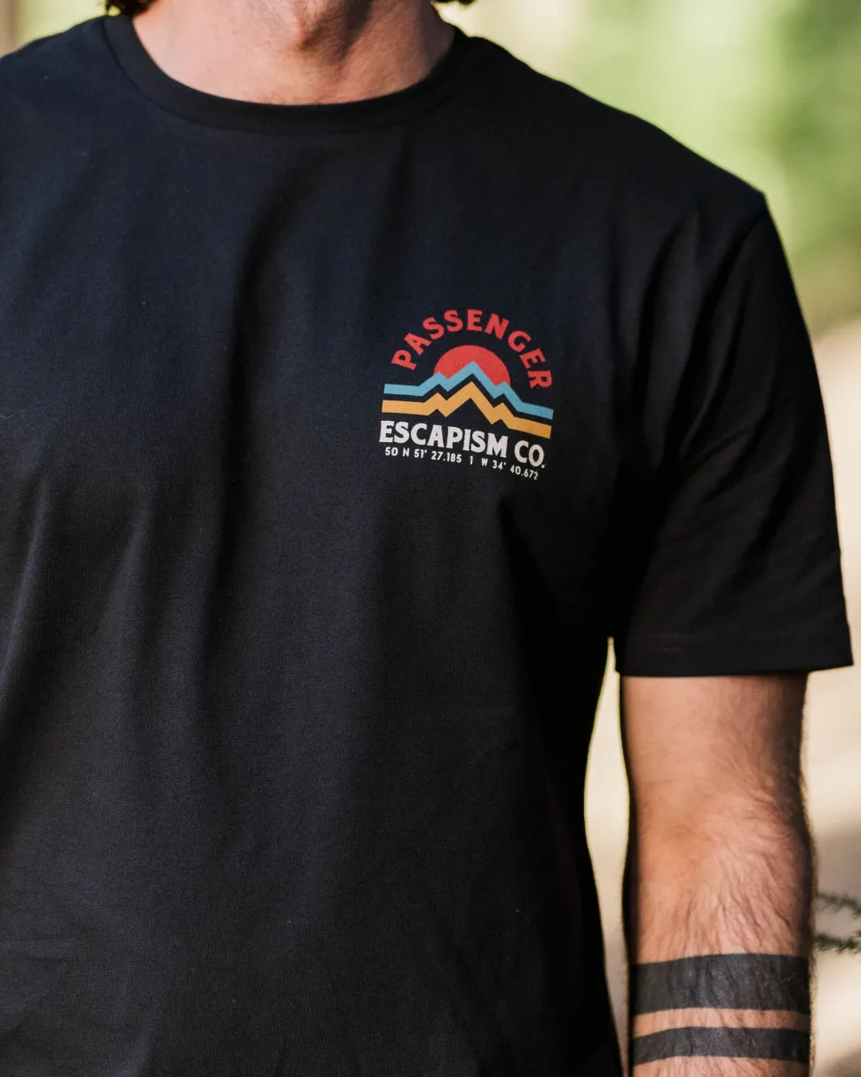 New Passenger Dumont Organic Relaxed Fit T-Shirt Black