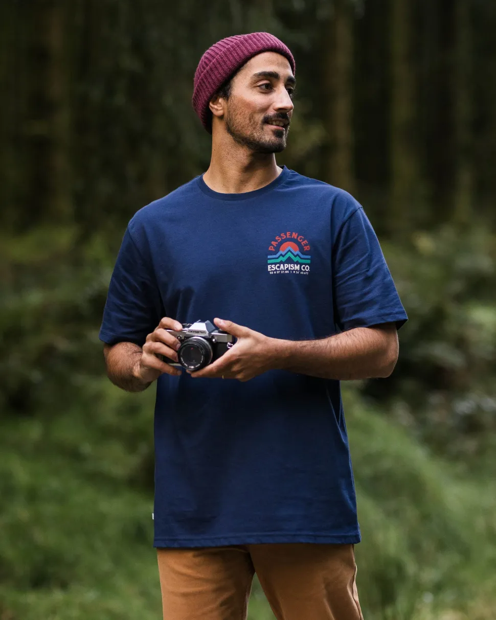 Sale Passenger Dumont Organic Relaxed Fit T-Shirt Rich Navy