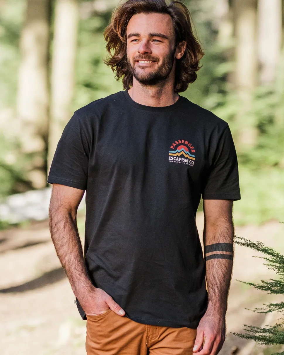 New Passenger Dumont Organic Relaxed Fit T-Shirt Black