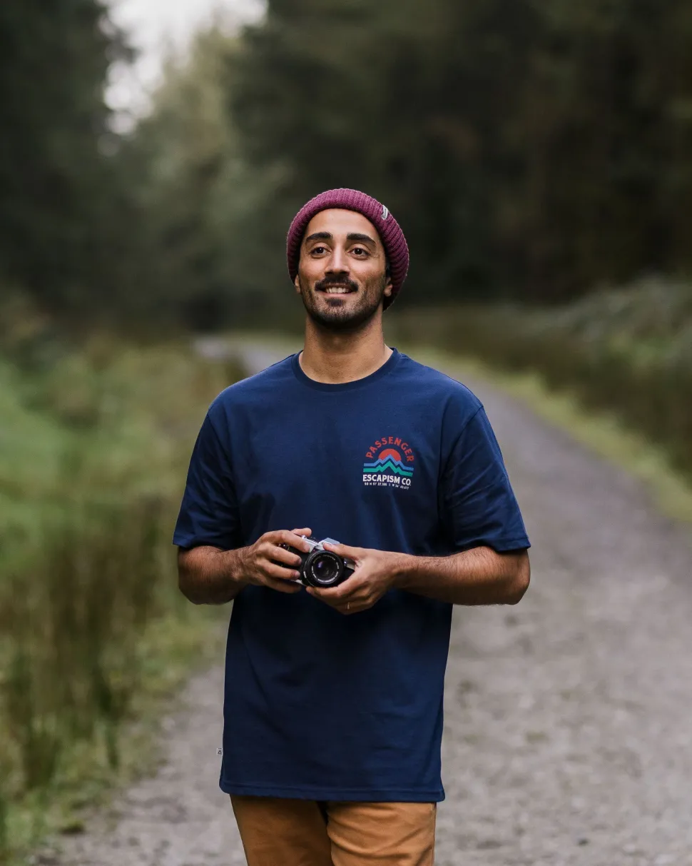 Sale Passenger Dumont Organic Relaxed Fit T-Shirt Rich Navy