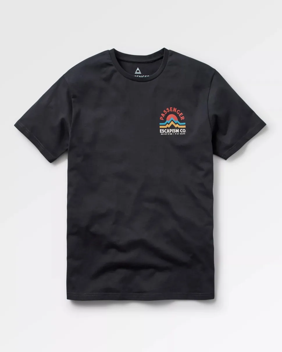New Passenger Dumont Organic Relaxed Fit T-Shirt Black