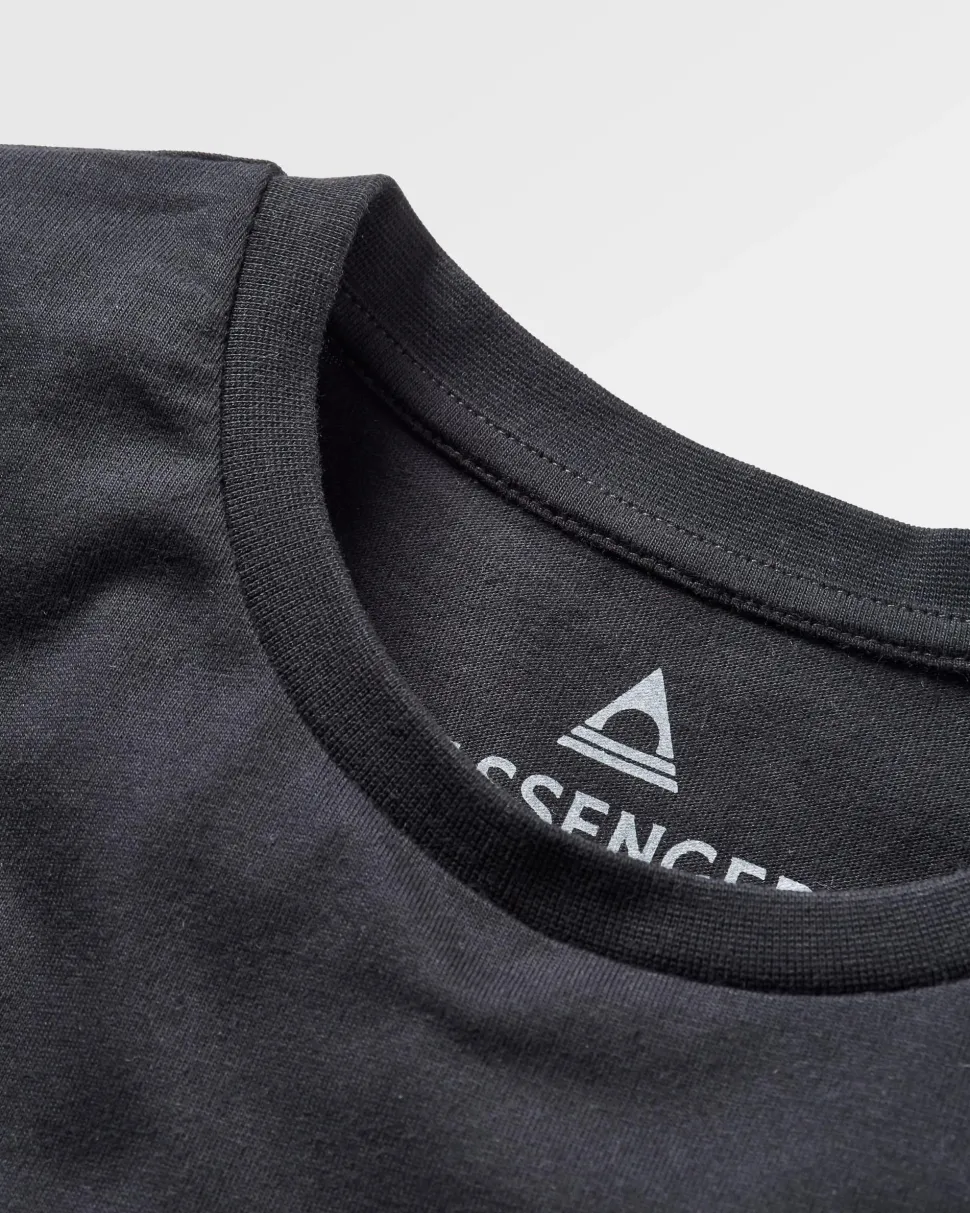 New Passenger Dumont Organic Relaxed Fit T-Shirt Black