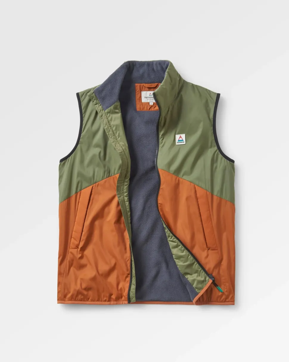 Cheap Passenger Dusk Recycled Insulated Vest Dusty Olive