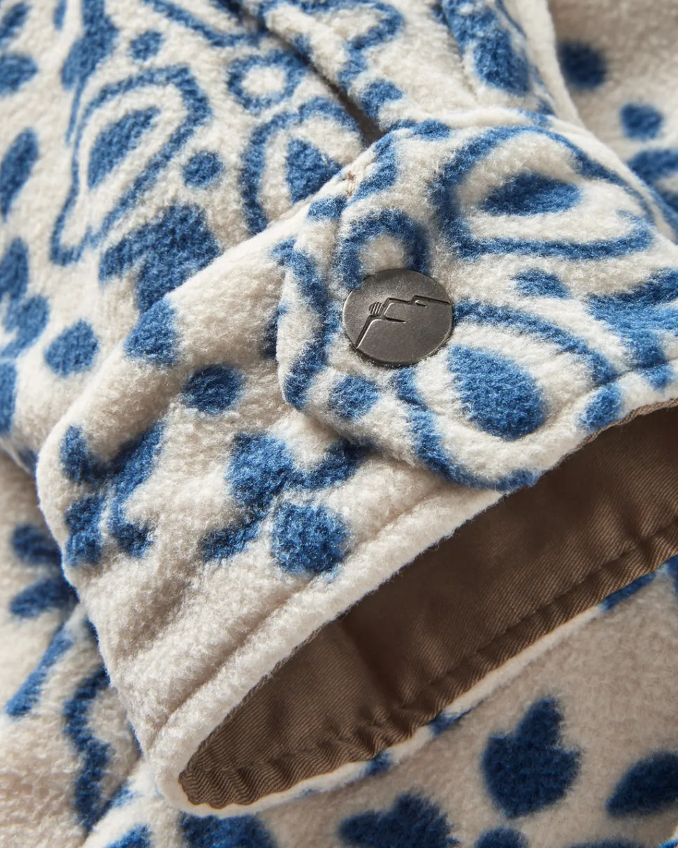 Outlet Passenger East Recycled Polar Oversized Shirt Large Tile Oatmeal