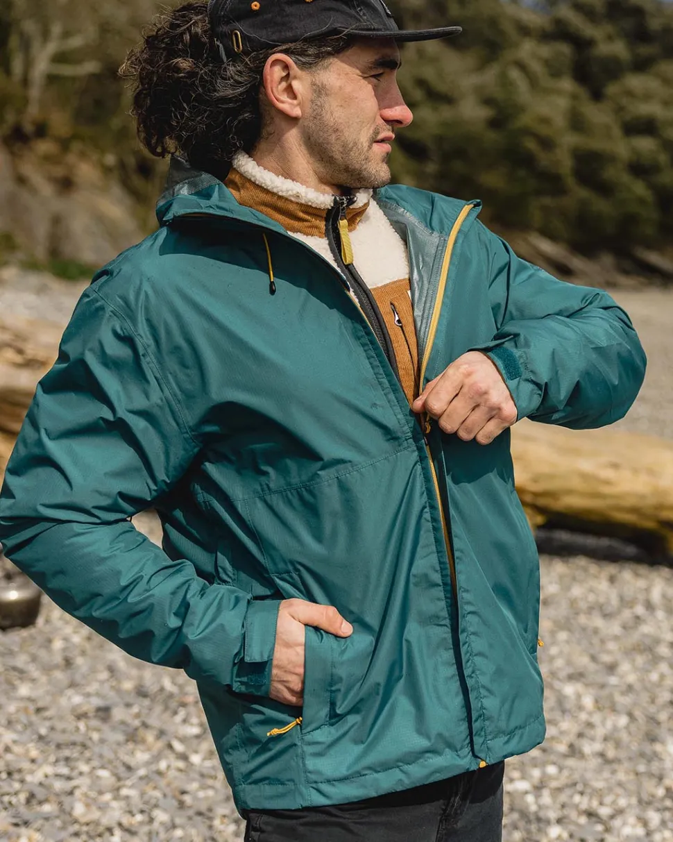 Shop Passenger Echo Recycled Water Resistant Jacket Mediterranean