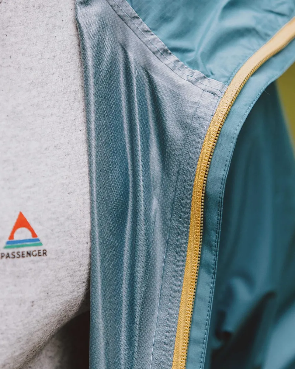 Shop Passenger Echo Recycled Water Resistant Jacket Mediterranean