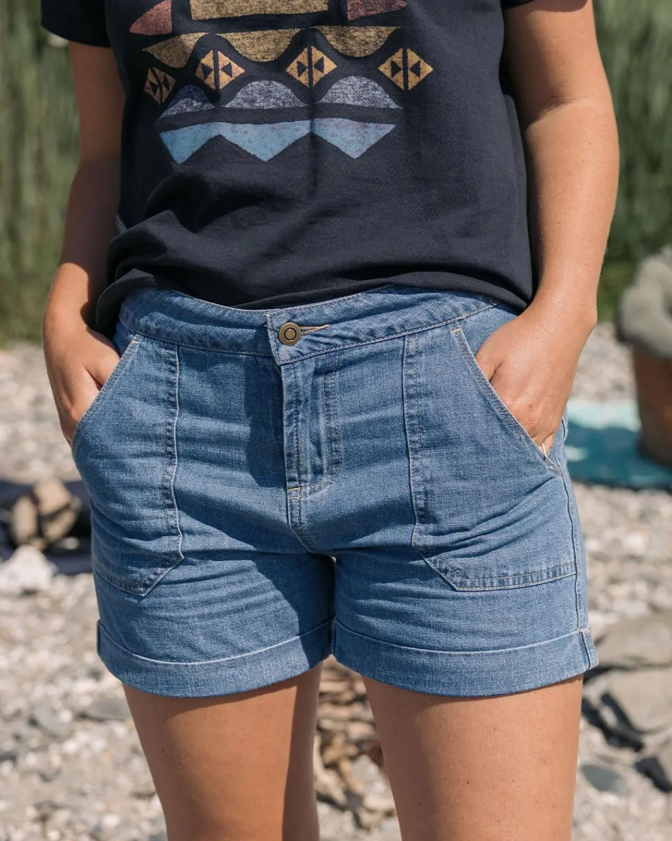 Clearance Passenger Essence Denim Short Washed Denim