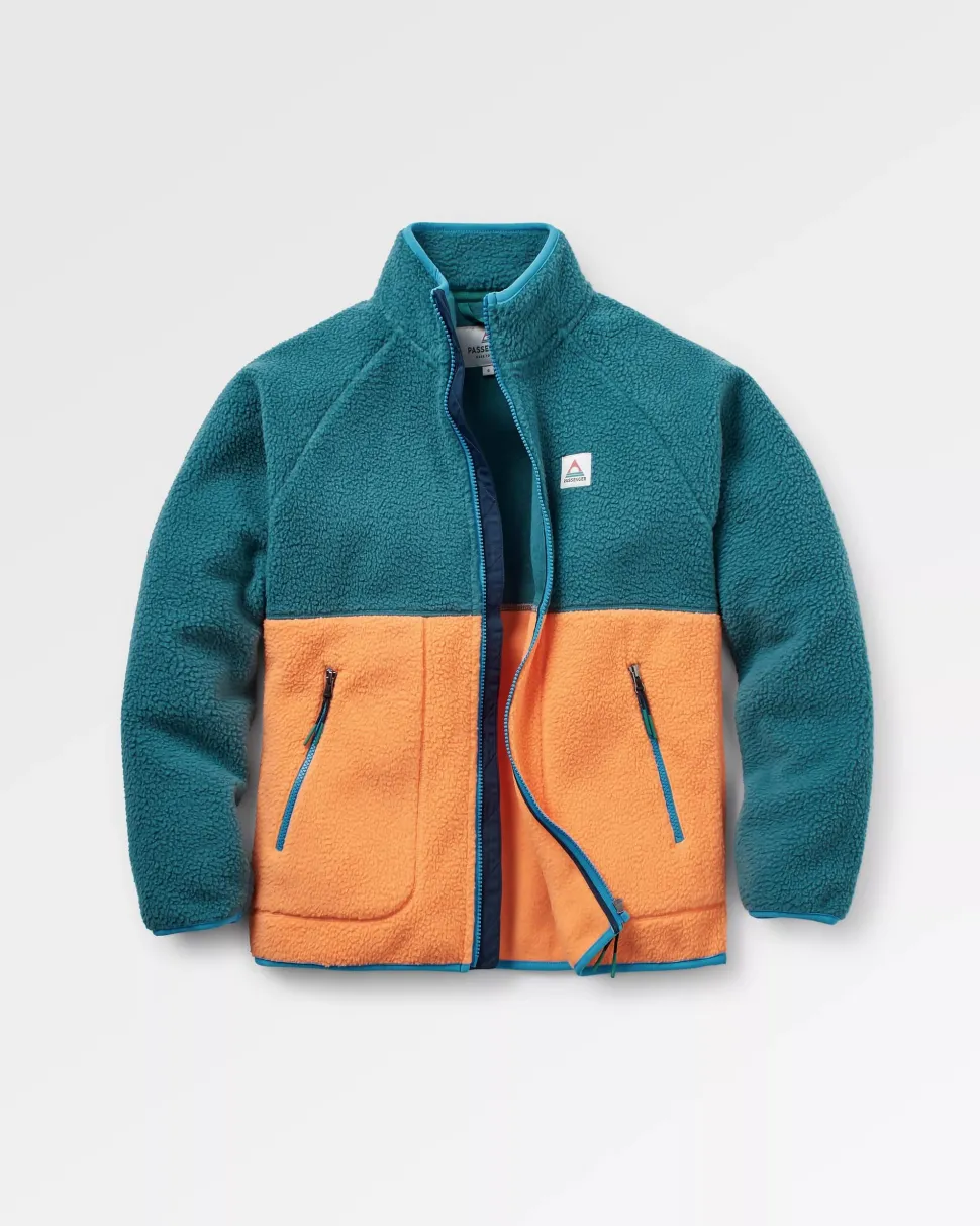 Store Passenger Fairbanks 2.0 Full Zip Recycled Sherpa Fleece Apricot