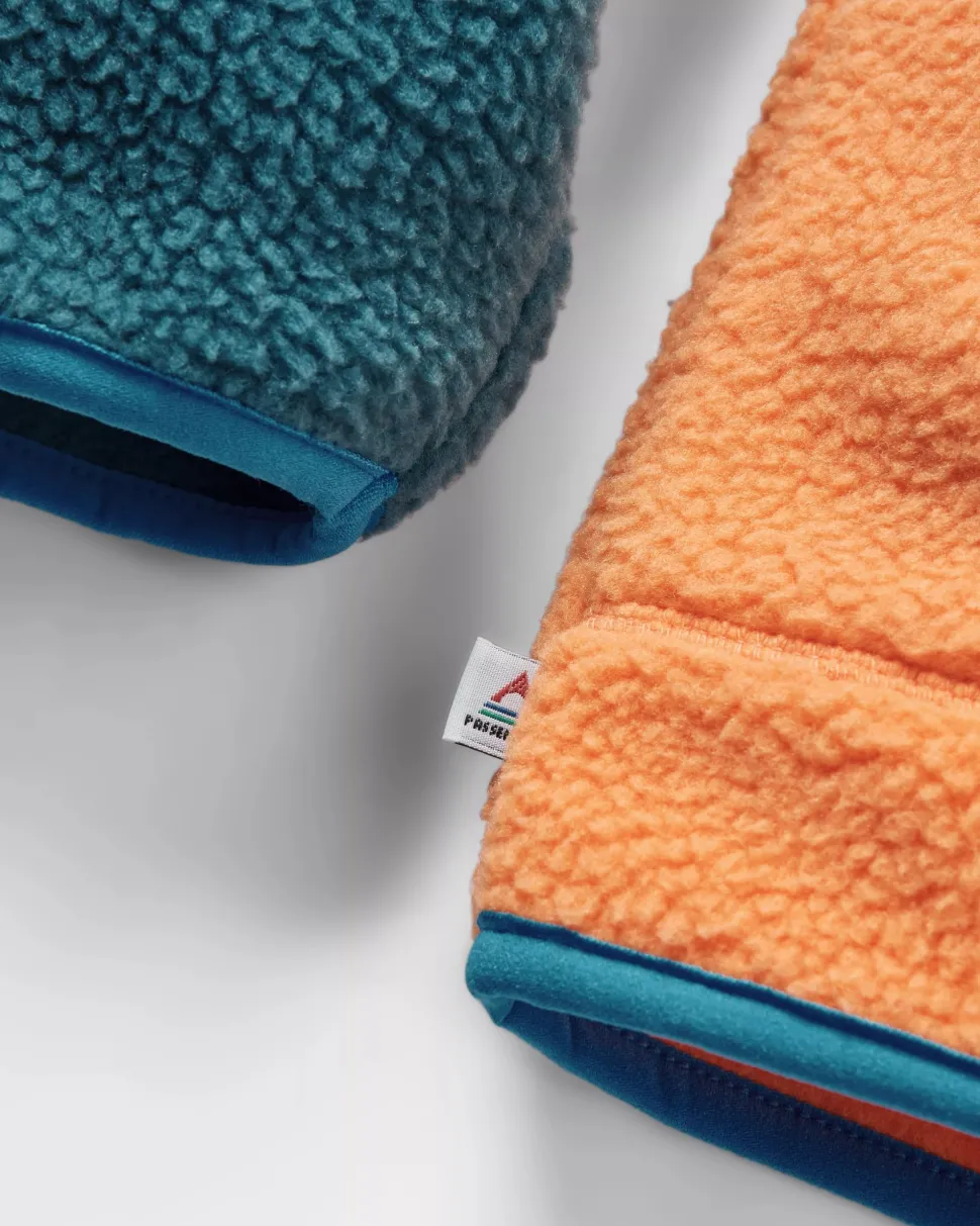 Store Passenger Fairbanks 2.0 Full Zip Recycled Sherpa Fleece Apricot