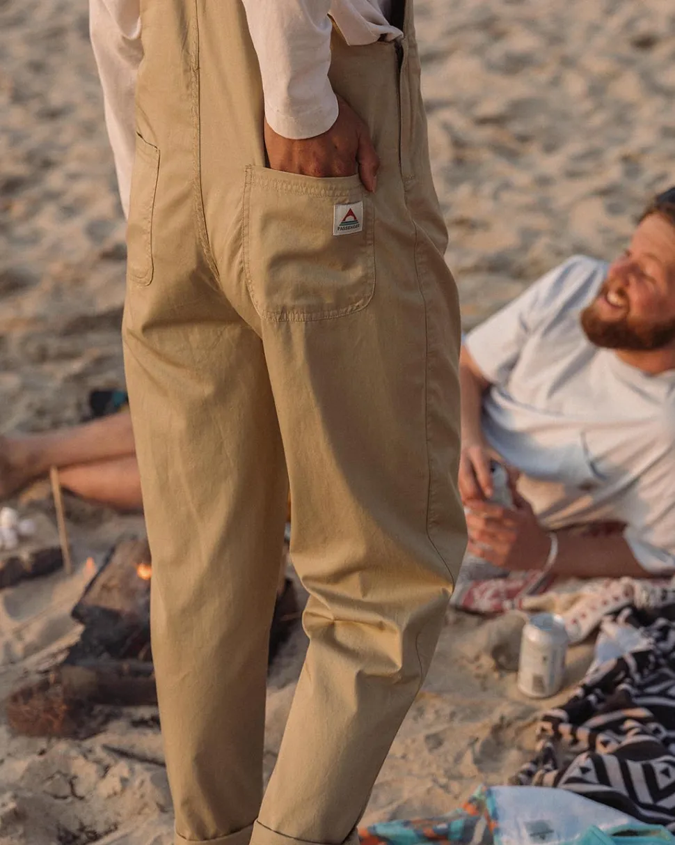 Fashion Passenger Faye Organic Cotton Dungarees Biscuit