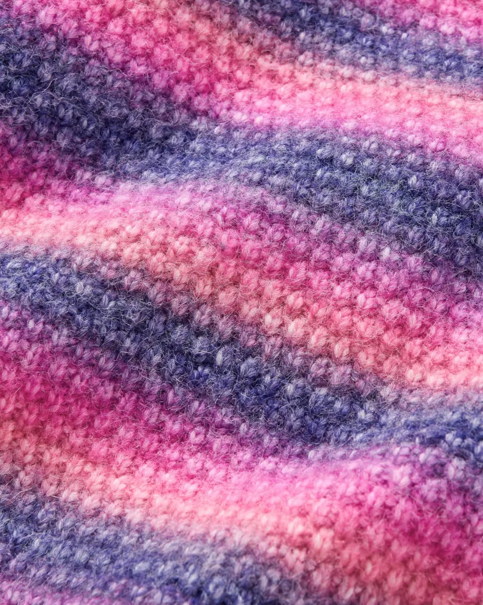 New Passenger Fika Recycled Knitted Jumper Crushed Berry Dip