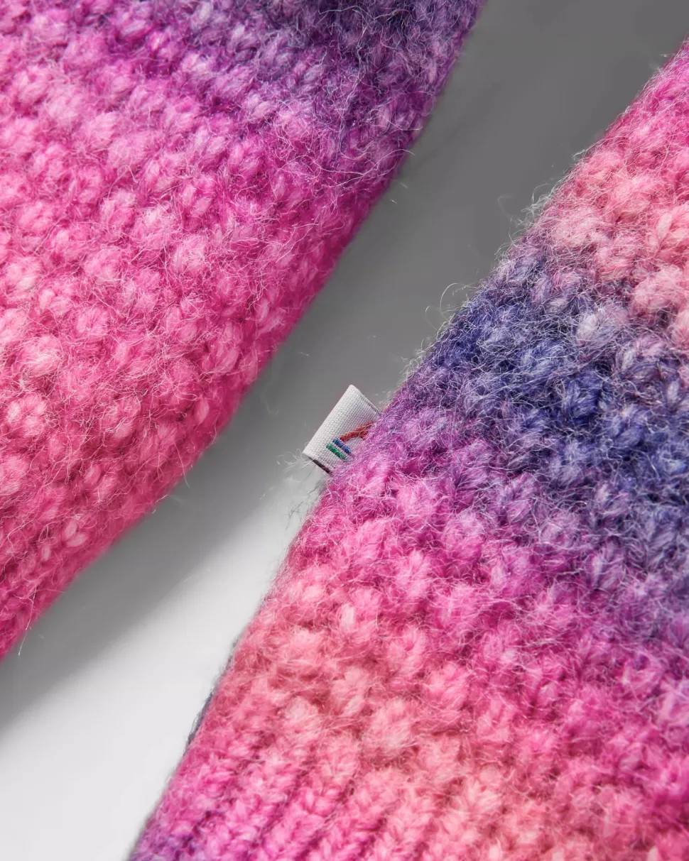 New Passenger Fika Recycled Knitted Jumper Crushed Berry Dip