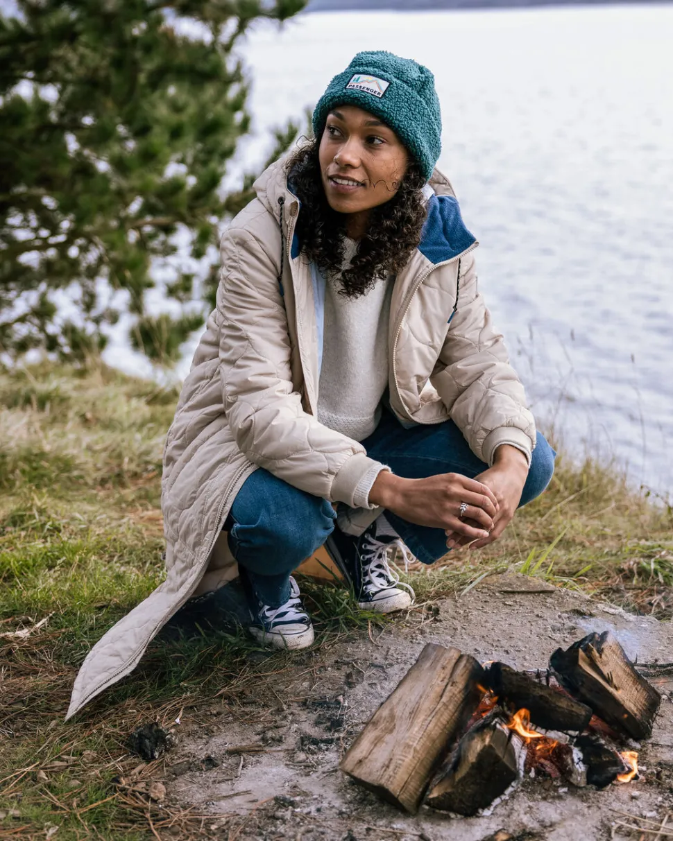 Outlet Passenger Flora 2.0 Long Recycled Insulated Parka White Pepper