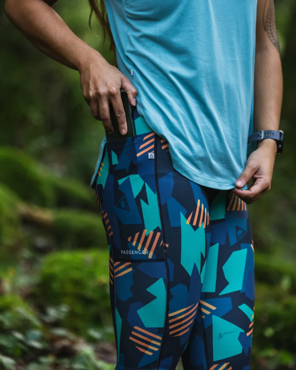 Hot Passenger Fresh Air 2.0 Recycled Leggings Deep Navy Camo