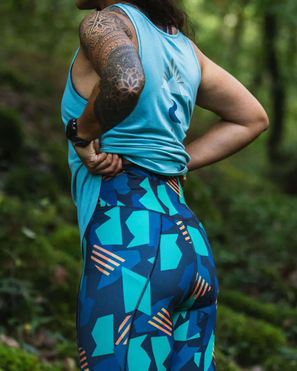 Hot Passenger Fresh Air 2.0 Recycled Leggings Deep Navy Camo