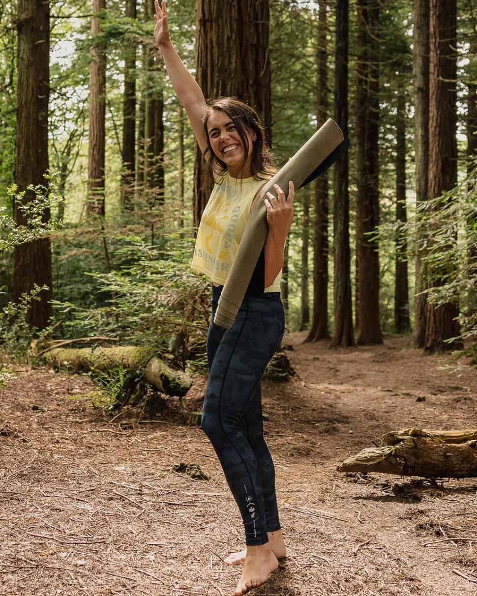 Shop Passenger Fresh Air 2.0 Recycled Leggings Black Abstract