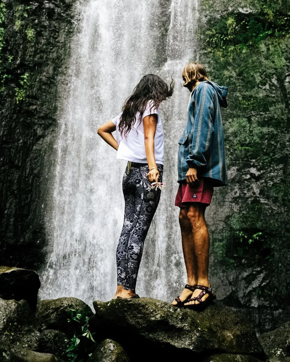 Flash Sale Passenger Fresh Air Recycled Leggings Black Floral