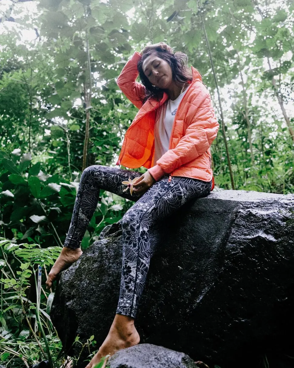 Flash Sale Passenger Fresh Air Recycled Leggings Black Floral