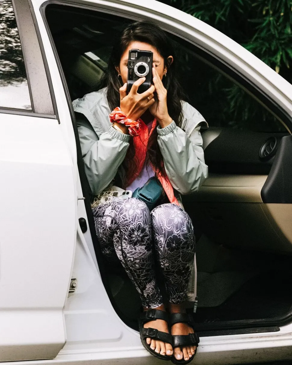 Flash Sale Passenger Fresh Air Recycled Leggings Black Floral