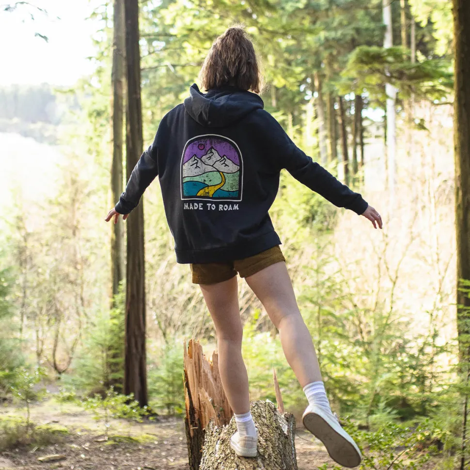 Best Sale Passenger Friday Collective Recycled Cotton Hoodie Black