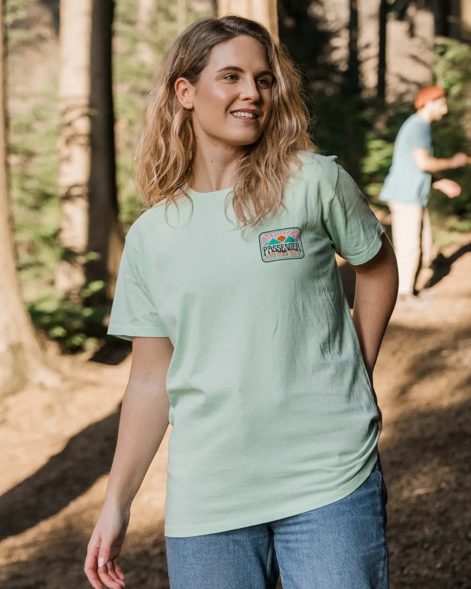 Clearance Passenger Golden Hour Recycled Cotton Oversized T-Shirt Surf Spray