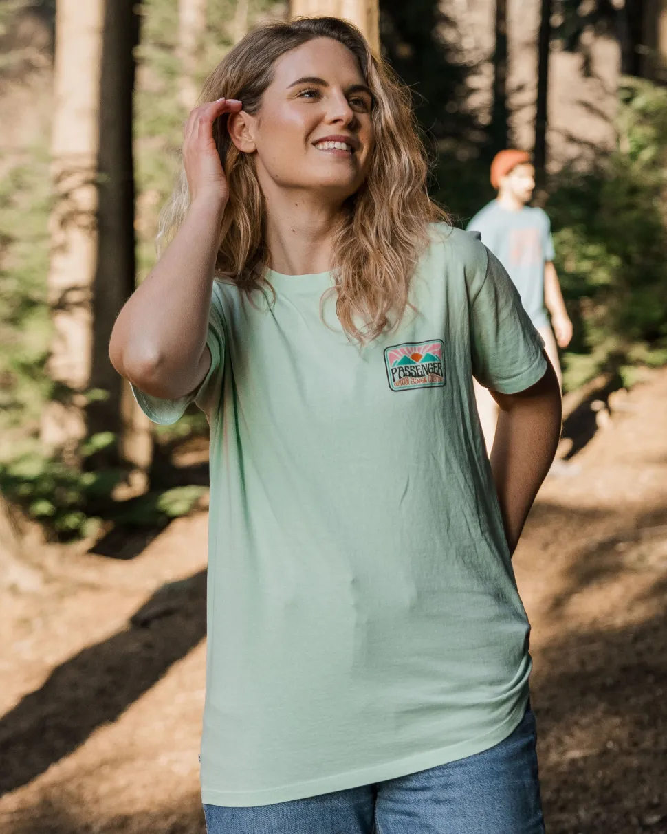 Clearance Passenger Golden Hour Recycled Cotton Oversized T-Shirt Surf Spray