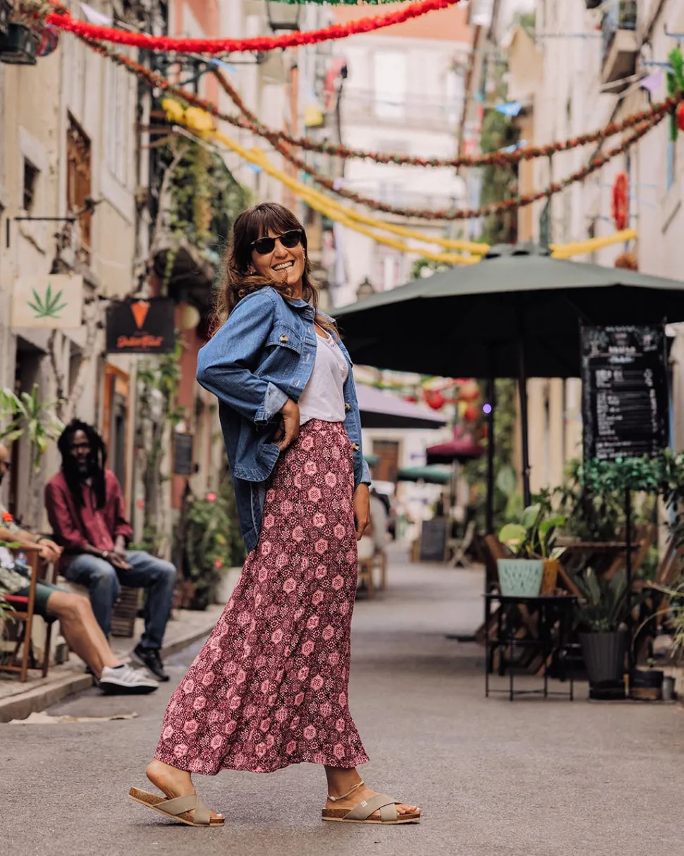 Cheap Passenger Hannah Skirt Tile Wine